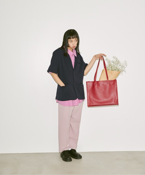 FEKETE(フェケテ)の「HALF TAILORED JACKET / ハーフテーラードジャケット(テーラードジャケット・レディース・ブラック/ネイビー・FREE)」の9枚目の写真