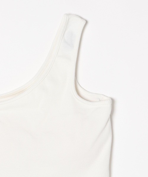 LOWRYS FARM（ローリーズファーム）の「ワンストラップタンクトップ　347267（タンクトップ・レディース・ホワイト/ブラック/グリーン・FREE）」の7枚目の写真