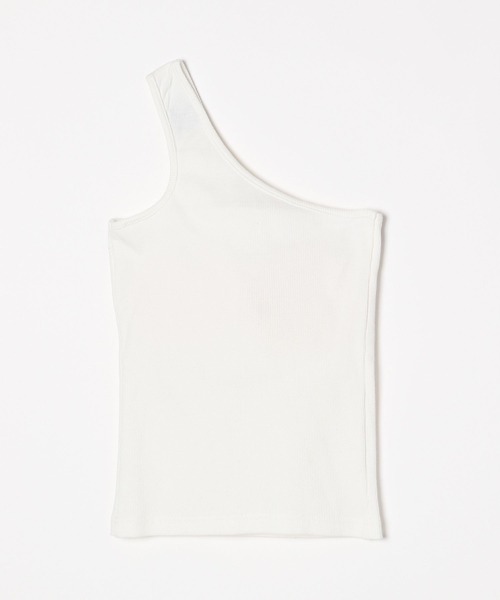 LOWRYS FARM（ローリーズファーム）の「ワンストラップタンクトップ　347267（タンクトップ・レディース・ホワイト/ブラック/グリーン・FREE）」の10枚目の写真