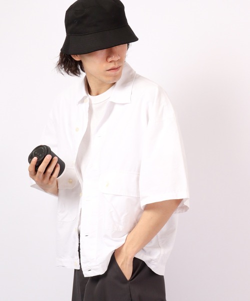 【セール】bel ritmo 半袖ワークシャツ(シャツ/ブラウス)|FUNALIVE(ファンアライブ) 【セール】bel ritmo 半袖ワークシャツ(シャツ/ブラウス)|FUNALIVE(ファンアライブ)