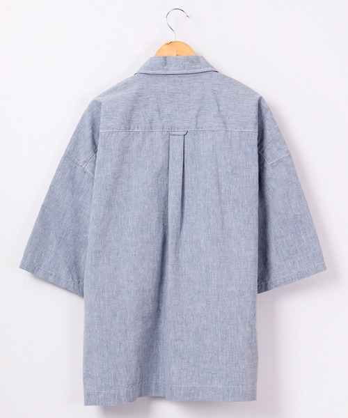 【セール】bel ritmo 半袖ワークシャツ(シャツ/ブラウス)|FUNALIVE(ファンアライブ) 【セール】bel ritmo 半袖ワークシャツ(シャツ/ブラウス)|FUNALIVE(ファンアライブ)