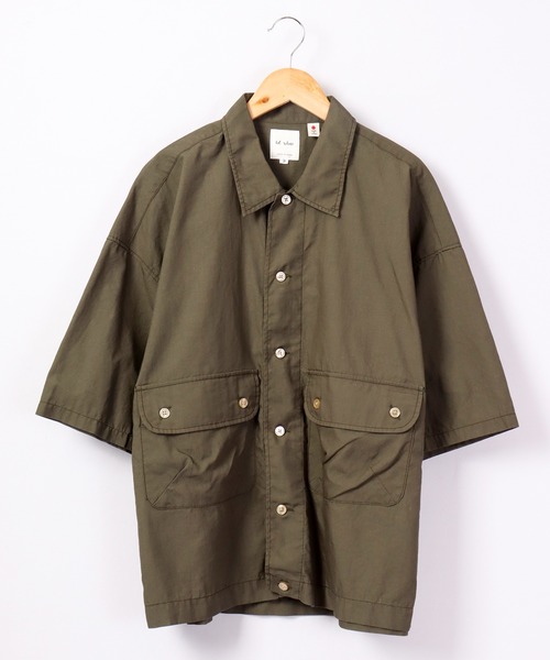 【セール】bel ritmo 半袖ワークシャツ(シャツ/ブラウス)|FUNALIVE(ファンアライブ) 【セール】bel ritmo 半袖ワークシャツ(シャツ/ブラウス)|FUNALIVE(ファンアライブ)