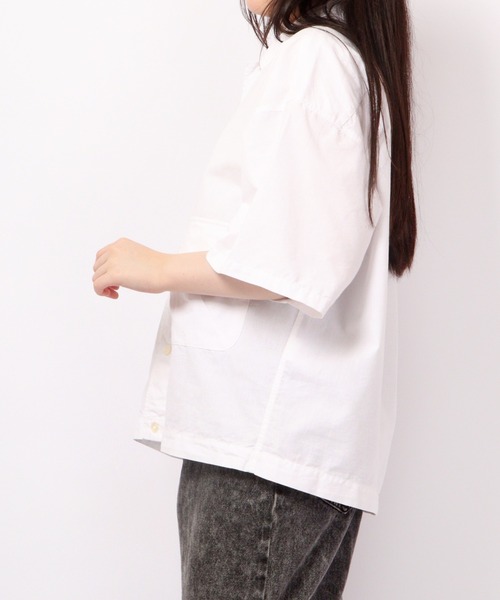 【セール】bel ritmo 半袖ワークシャツ(シャツ/ブラウス)|FUNALIVE(ファンアライブ) 【セール】bel ritmo 半袖ワークシャツ(シャツ/ブラウス)|FUNALIVE(ファンアライブ)