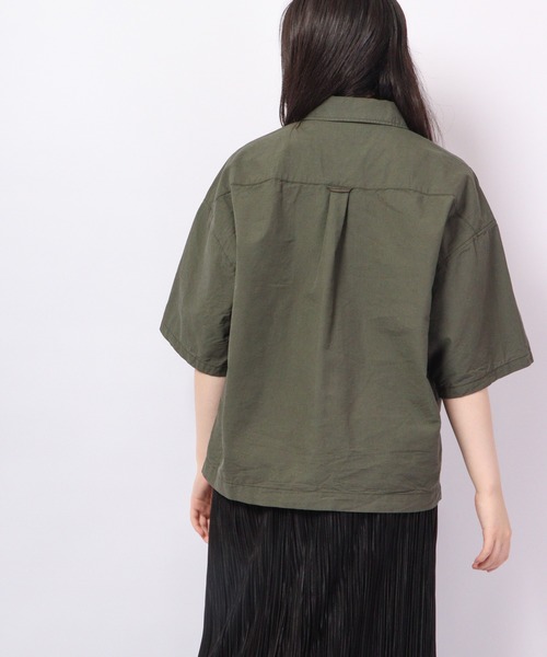 【セール】bel ritmo 半袖ワークシャツ(シャツ/ブラウス)|FUNALIVE(ファンアライブ) 【セール】bel ritmo 半袖ワークシャツ(シャツ/ブラウス)|FUNALIVE(ファンアライブ)