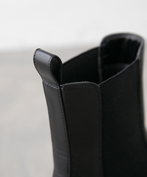 LOWRYS FARM（ローリーズファーム）の「タンクソールブーツ　123068（ブーツ・レディース・ブラック/ブラウン/ブラック系その他・MEDIUM/LARGE）」の9枚目の写真