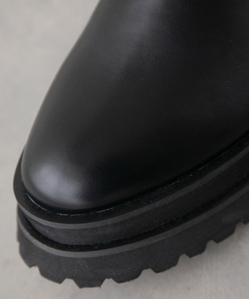 LOWRYS FARM（ローリーズファーム）の「タンクソールブーツ　123068（ブーツ・レディース・ブラック/ブラウン/ブラック系その他・MEDIUM/LARGE）」の11枚目の写真