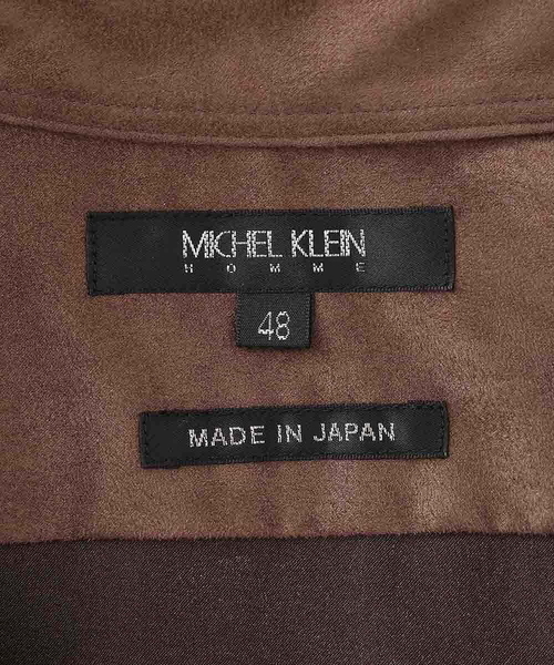MICHEL KLEIN HOMME (ミッシェルクランオム)の「ベジタブルスエードシャツ(シャツ/ブラウス・メンズ・ブラウン/ブラック/パープル/ボルドー・LARGE/X-LARGE/MEDIUM/44)」の18枚目の写真
