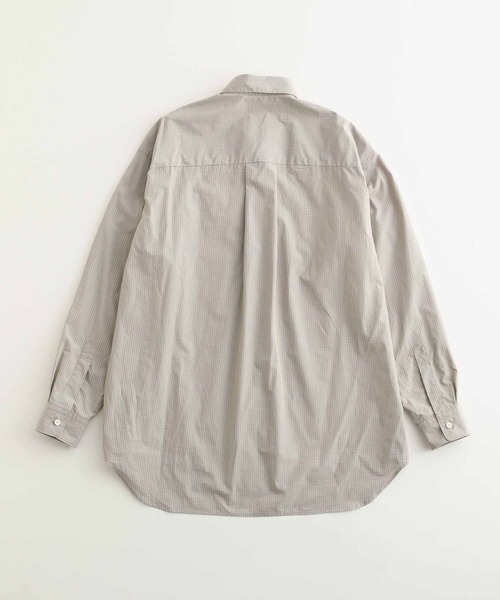 ADAM ET ROPE'(アダムエロペ)の「ビッグシルエット レギュラーカラーシャツ(シャツ/ブラウス・メンズ・ベージュ系その他/グリーン系その他/ブルー系その他4・M/L)」の10枚目の写真