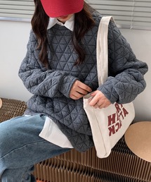 Diosfront | 2022AW　ルーズシルエットキルティングプルオーバー(Tシャツ/カットソー)