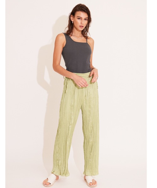 ALEXIA STAM（アリシアスタン）の「Side Ribbon Washer Pants