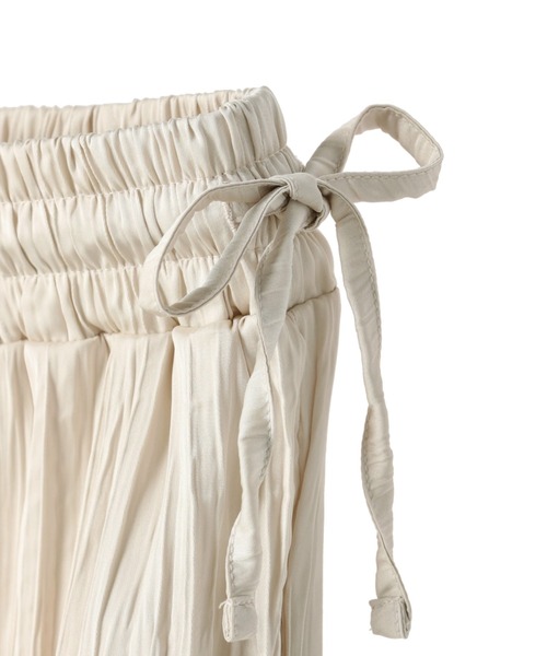 ALEXIA STAM（アリシアスタン）の「Side Ribbon Washer Pants/サイドリボンワッシャーパンツ（その他パンツ・レディース・ピンク/アイボリー/グリーン系その他・FREE）」の5枚目の写真