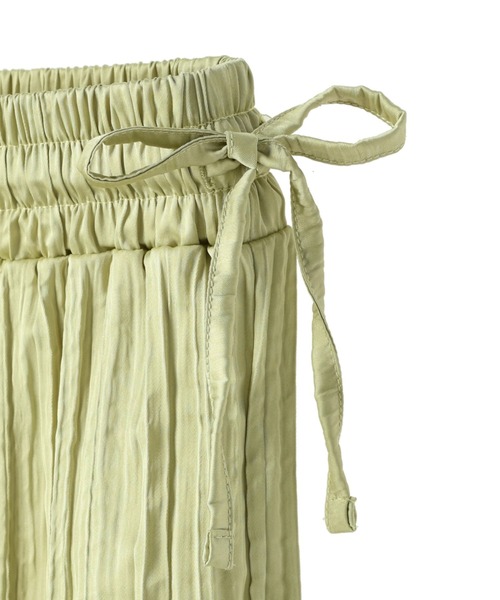 ALEXIA STAM（アリシアスタン）の「Side Ribbon Washer Pants/サイドリボンワッシャーパンツ（その他パンツ・レディース・ピンク/アイボリー/グリーン系その他・FREE）」の13枚目の写真