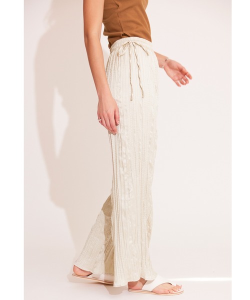 ALEXIA STAM（アリシアスタン）の「Side Ribbon Washer Pants
