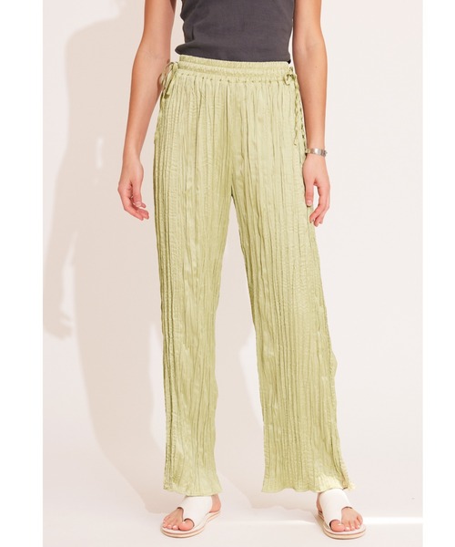 ALEXIA STAM（アリシアスタン）の「Side Ribbon Washer Pants/サイドリボンワッシャーパンツ（その他パンツ・レディース・ピンク/アイボリー/グリーン系その他・FREE）」の11枚目の写真