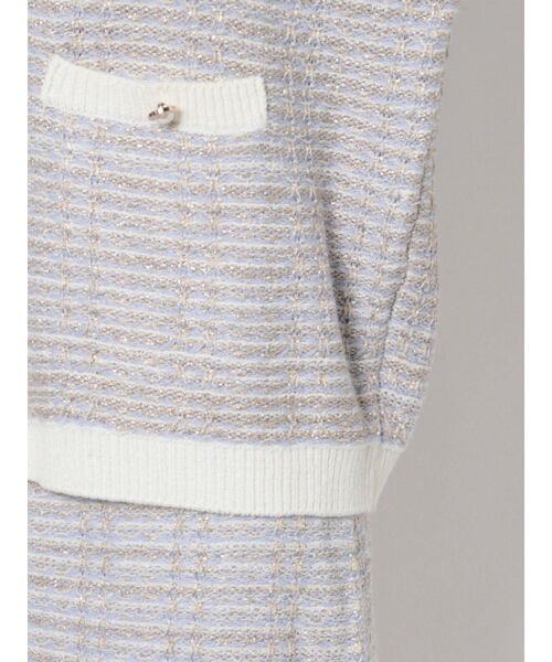 CALNAMUR(カルナムール)の「ツイードニットカーディガン(カーディガン/ボレロ・レディース・イエロー/ブラック/ブルー・FREE)」の22枚目の写真