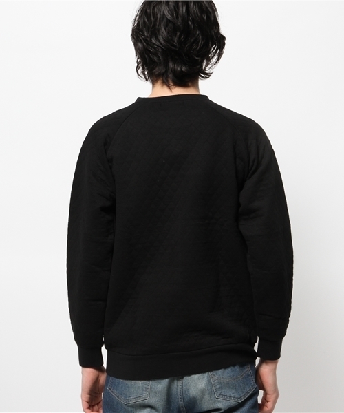 OUTLET（アウトレット）の「【WHO'S WHO gallery】GGキルトクルーネック（Tシャツ/カットソー・メンズ・ブラック/グレー・LARGE/MEDIUM）」の5枚目の写真