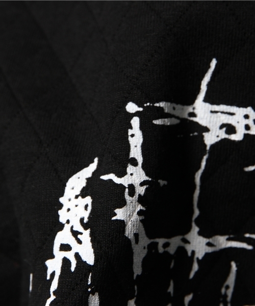 OUTLET（アウトレット）の「【WHO'S WHO gallery】GGキルトクルーネック（Tシャツ/カットソー・メンズ・ブラック/グレー・LARGE/MEDIUM）」の10枚目の写真