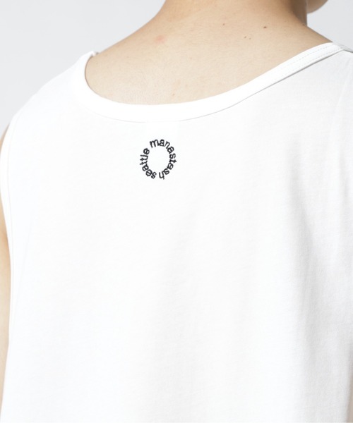 MANASTASH（マナスタッシュ）の「MANASTASH/マナスタッシュ　MS Circle logo tanktop　MSサークルロゴタンクトップ（タンクトップ・メンズ・ホワイト/ブラック・M/L）」の15枚目の写真