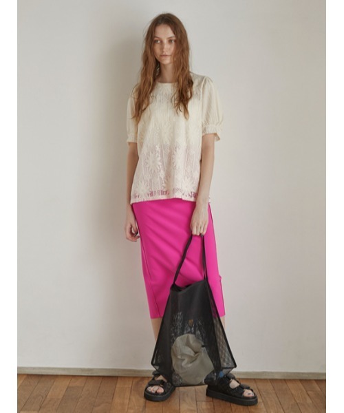 AMAIL(アマイル)の「Puchi mesh bag(トートバッグ・レディース・ブラック/ベージュ・FREE)」の11枚目の写真