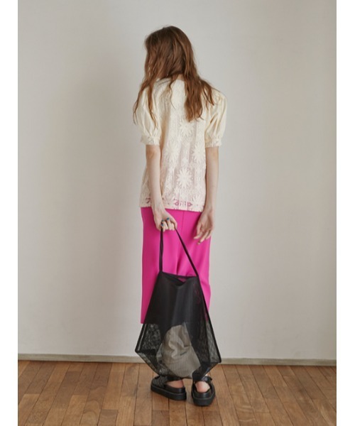 AMAIL(アマイル)の「Puchi mesh bag(トートバッグ・レディース・ブラック/ベージュ・FREE)」の10枚目の写真