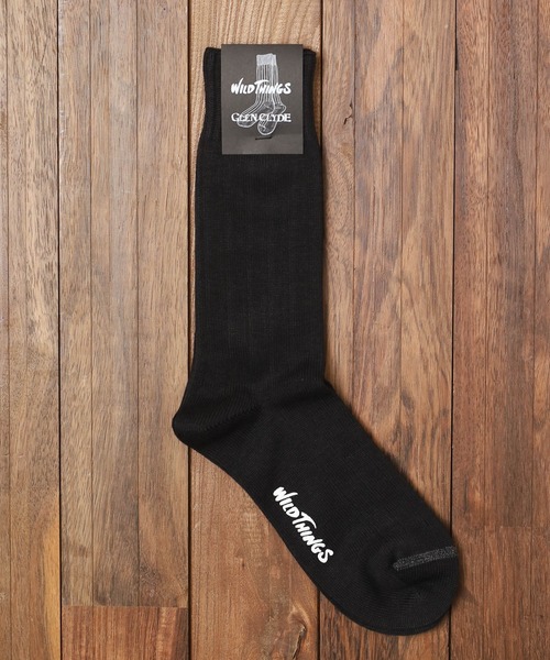 WILD THINGS(ワイルドシングス)の「『WILD THINGS×GLEN CLYDE』CORDURA LONG SO(ソックス/靴下・メンズ・ホワイト/ブラック/オリーブ/カーキ・25cm-27cm)」の3枚目の写真