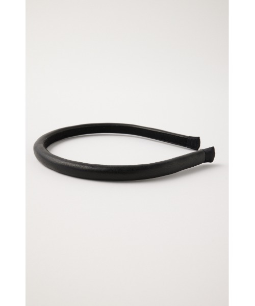 MOUSSY（マウジー）の「F/LEATHER ヘッドバンド（カチューシャ・レディース・ブラック/ブラウン・FREE）」の6枚目の写真