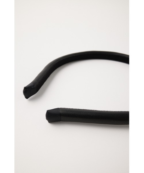 MOUSSY（マウジー）の「F/LEATHER ヘッドバンド（カチューシャ・レディース・ブラック/ブラウン・FREE）」の8枚目の写真