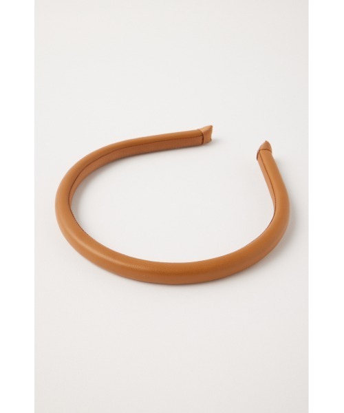 MOUSSY（マウジー）の「F/LEATHER ヘッドバンド（カチューシャ・レディース・ブラック/ブラウン・FREE）」の9枚目の写真