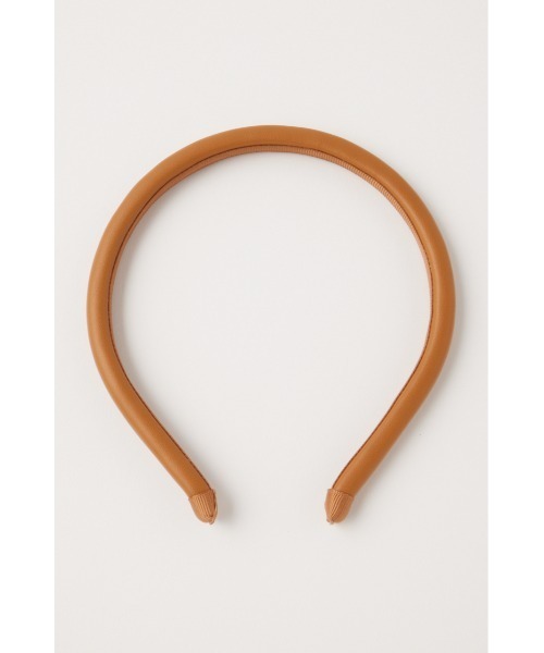 MOUSSY（マウジー）の「F/LEATHER ヘッドバンド（カチューシャ・レディース・ブラック/ブラウン・FREE）」の10枚目の写真