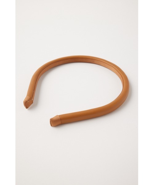 MOUSSY（マウジー）の「F/LEATHER ヘッドバンド（カチューシャ・レディース・ブラック/ブラウン・FREE）」の11枚目の写真