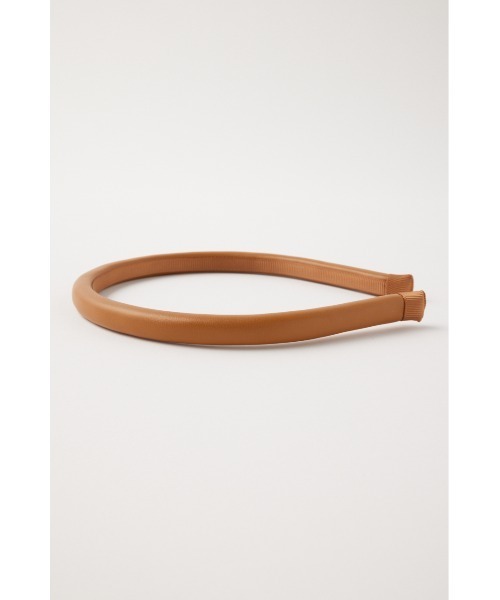 MOUSSY（マウジー）の「F/LEATHER ヘッドバンド（カチューシャ・レディース・ブラック/ブラウン・FREE）」の12枚目の写真