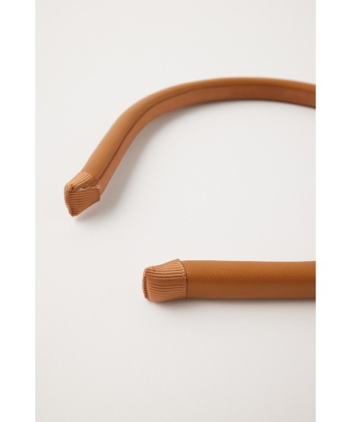 MOUSSY（マウジー）の「F/LEATHER ヘッドバンド（カチューシャ・レディース・ブラック/ブラウン・FREE）」の14枚目の写真