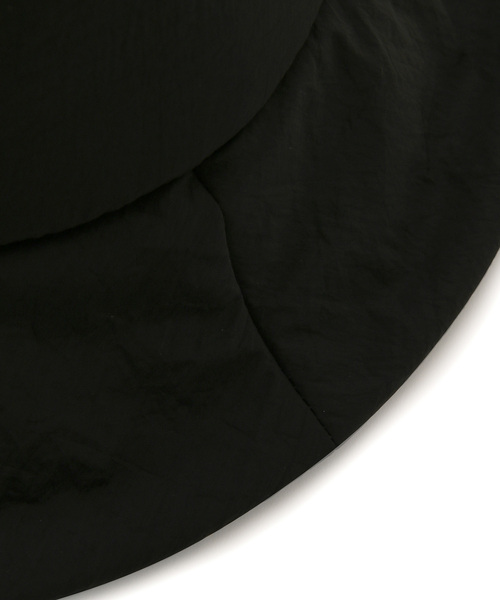 VIS（ビス）の「【洗える】中綿バケットハット（ハット・レディース・ブラック/キナリ/ダークブラウン・FREE）」の6枚目の写真