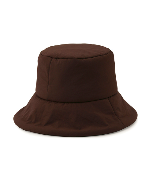 VIS（ビス）の「【洗える】中綿バケットハット（ハット・レディース・ブラック/キナリ/ダークブラウン・FREE）」の12枚目の写真