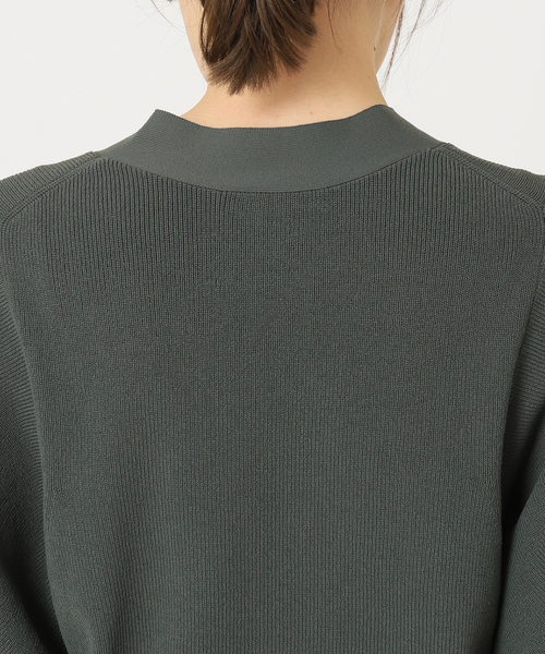 journal standard L'essage（ジャーナルスタンダードレサージュ）の「Amossa 12G カタアゼ カーディガン（カーディガン/ボレロ・レディース・グレー/ブルー・FREE）」の17枚目の写真