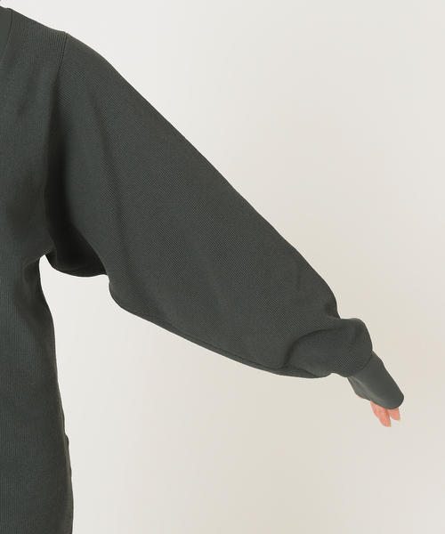 journal standard L'essage（ジャーナルスタンダードレサージュ）の「Amossa 12G カタアゼ カーディガン（カーディガン/ボレロ・レディース・グレー/ブルー・FREE）」の19枚目の写真