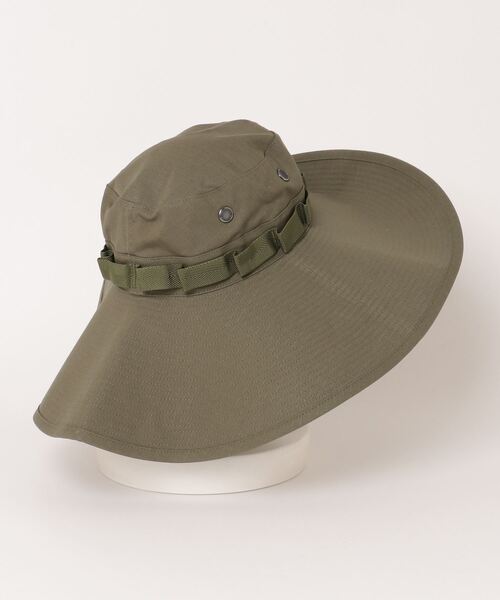 orSlow（オアスロウ）の「Orslow / オアスロウ：US ARMY WIDE BRIM JUNGLE HAT：03--023W-76[STD]（ハット・メンズ・グリーン系その他・1/0）」の2枚目の写真