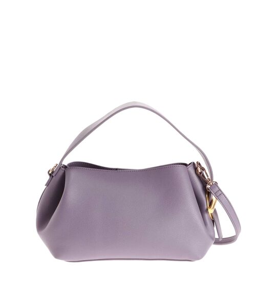 LAGUNAMOON（ラグナムーン）の「ラウンドバーフォルムバッグ（ハンドバッグ・レディース・ブラック/パープル/ベージュ・FREE）」の11枚目の写真