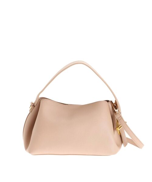 LAGUNAMOON（ラグナムーン）の「ラウンドバーフォルムバッグ（ハンドバッグ・レディース・ブラック/パープル/ベージュ・FREE）」の5枚目の写真