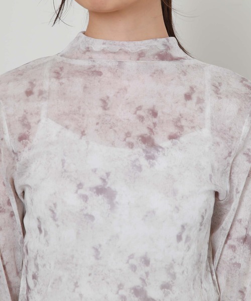archives(アルシーヴ)の「プリントチュールTOPS(Tシャツ/カットソー・レディース・ブラウン/オレンジ/グリーン・MEDIUM)」の19枚目の写真