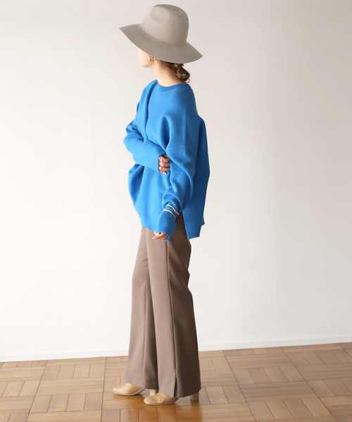 SLOBE IENA（スローブイエナ）の「【Benelli Montacone/ベネリモンタコーネ】SIMPLE ハット（ハット・レディース・チャコールグレー/ベージュ・FREE）」の10枚目の写真