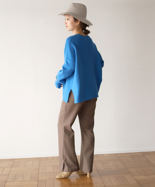 SLOBE IENA（スローブイエナ）の「【Benelli Montacone/ベネリモンタコーネ】SIMPLE ハット（ハット・レディース・チャコールグレー/ベージュ・FREE）」の11枚目の写真