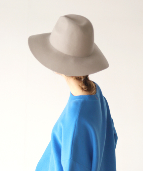 SLOBE IENA（スローブイエナ）の「【Benelli Montacone/ベネリモンタコーネ】SIMPLE ハット（ハット・レディース・チャコールグレー/ベージュ・FREE）」の14枚目の写真