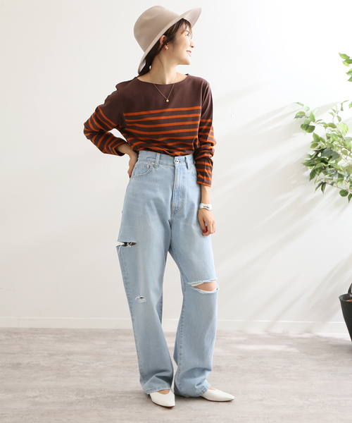 SLOBE IENA（スローブイエナ）の「【Benelli Montacone/ベネリモンタコーネ】SIMPLE ハット（ハット・レディース・チャコールグレー/ベージュ・FREE）」の15枚目の写真