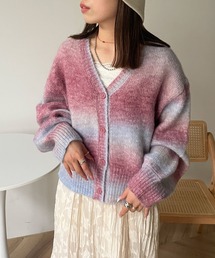 WEGO/グラデーションショートカーディガン