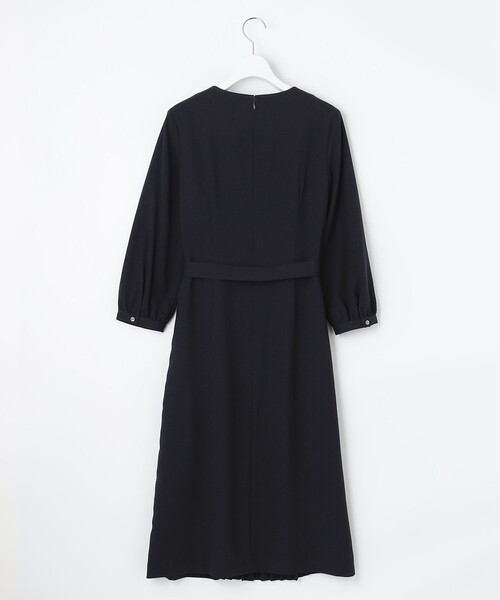J.PRESS Ladies（J.プレス レディス）の「【洗える】2way ノルディスジョーゼット プリーツ ワンピース（ワンピース・レディース・ブラック系/ネイビー系・XS）」の11枚目の写真