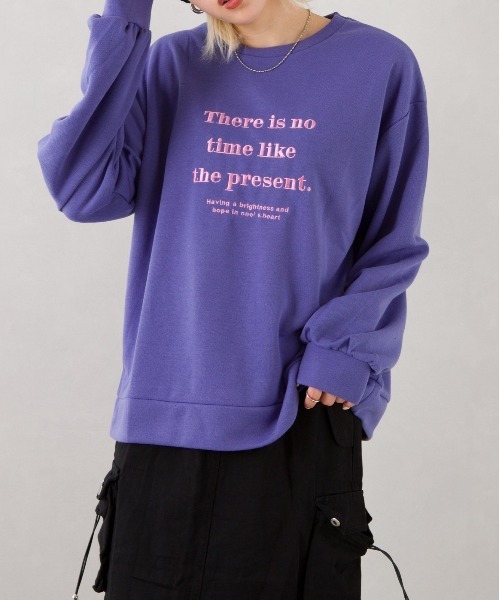 SpRay(スプレイ)の「刺繍ロゴスウェット(スウェット・レディース・ダークグリーン/ブラウン/ブルー/オートミール/スミクロ・FREE)」の13枚目の写真