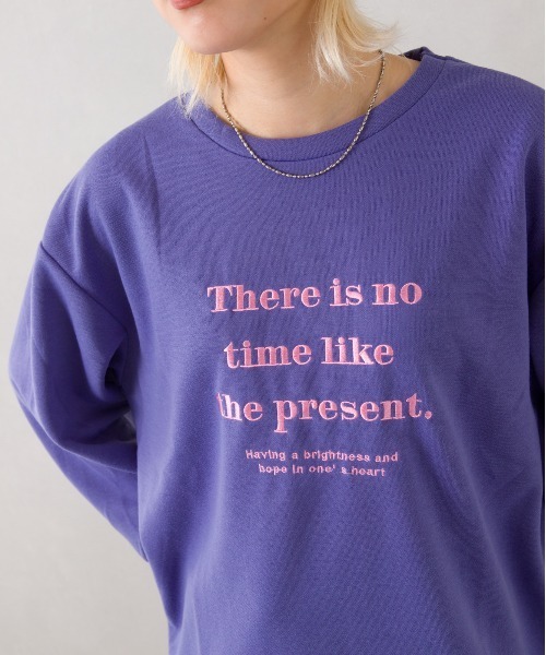 SpRay(スプレイ)の「刺繍ロゴスウェット(スウェット・レディース・ダークグリーン/ブラウン/ブルー/オートミール/スミクロ・FREE)」の17枚目の写真