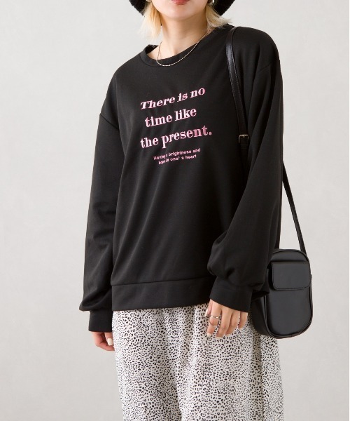 SpRay(スプレイ)の「刺繍ロゴスウェット(スウェット・レディース・ダークグリーン/ブラウン/ブルー/オートミール/スミクロ・FREE)」の19枚目の写真