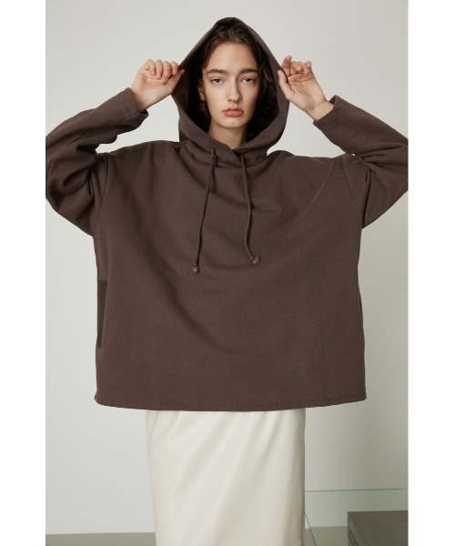 RIM.ARK（リムアーク）の「Symbol mark hoodie（パーカー・レディース・ブラック/ブラウン/オフホワイト・FREE）」の3枚目の写真